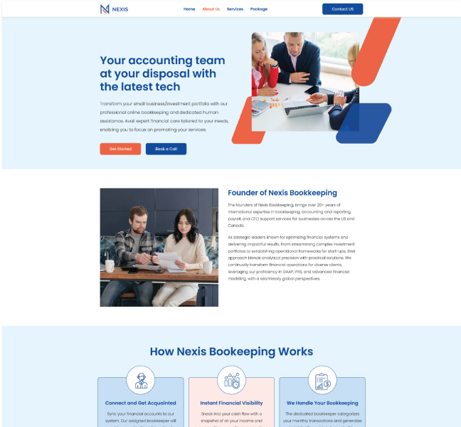 Elevating Accounting Services for a Canada-Based Accounting Firm with a Powerful New Website