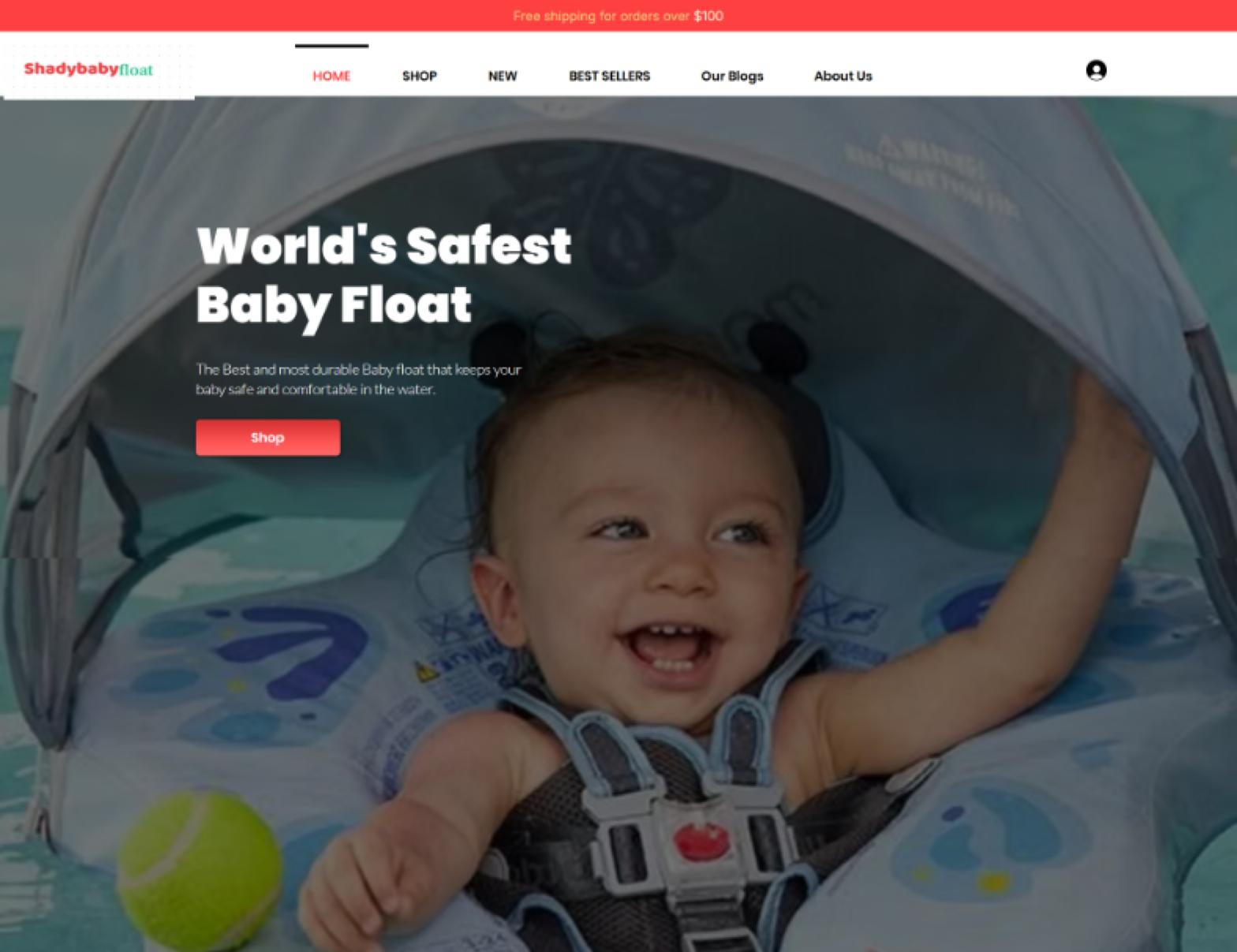 Shady Baby Float