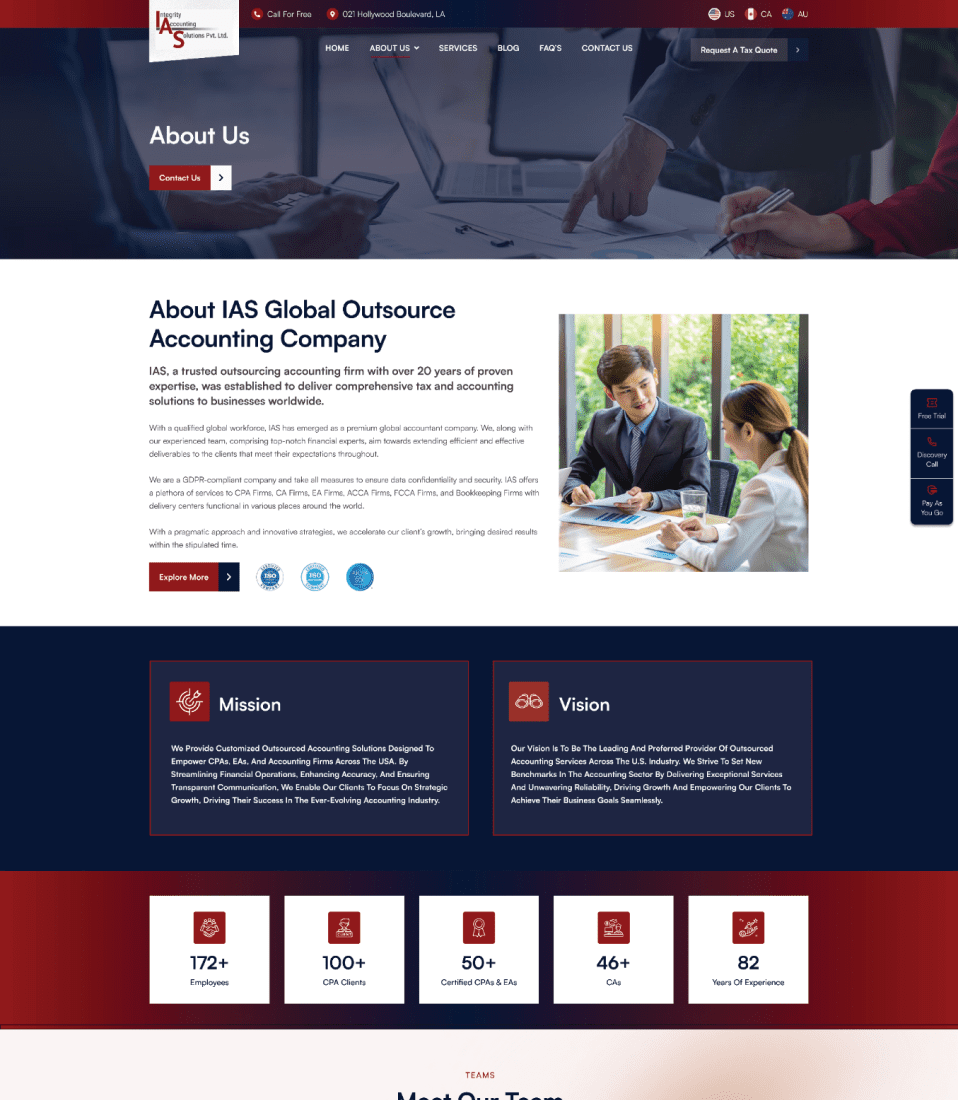 Precision-Driven Web Development for Modern Accounting Firms