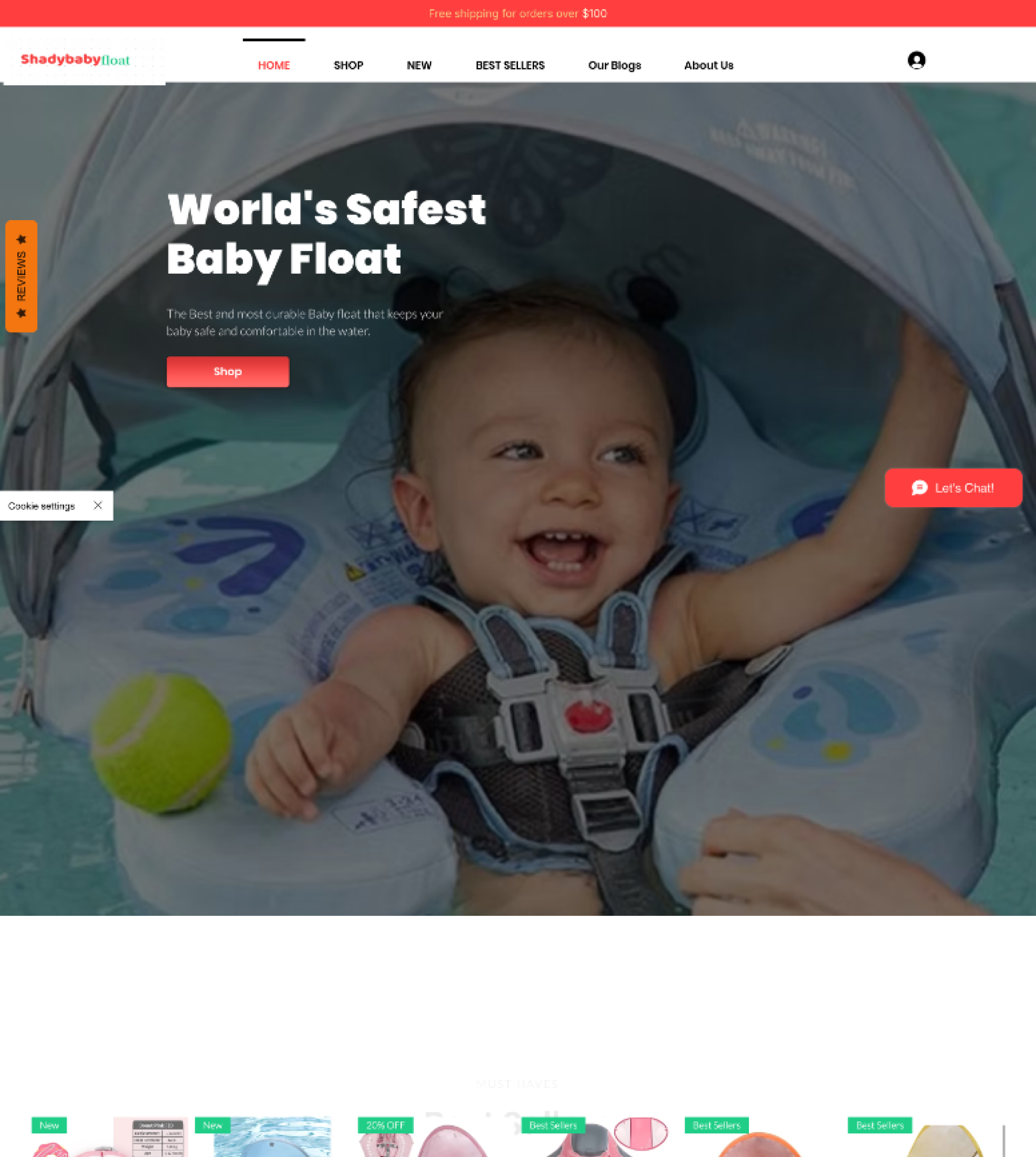 Refreshing an eCommerce Platform for Baby Float and Pool Accessories
