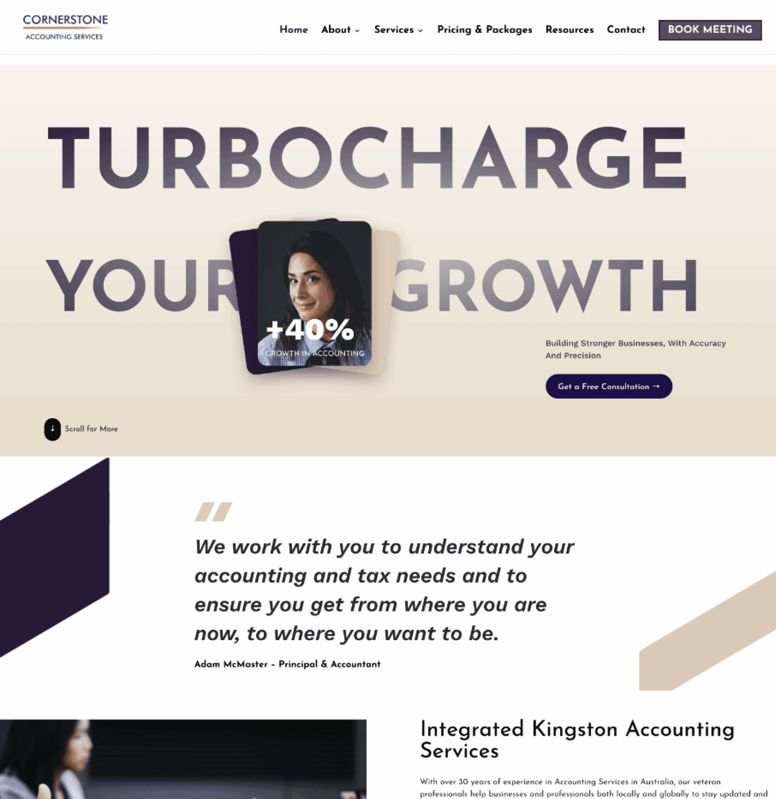 Comprehensive Digital Marketing & SEO Strategy for Cornerstone TAS