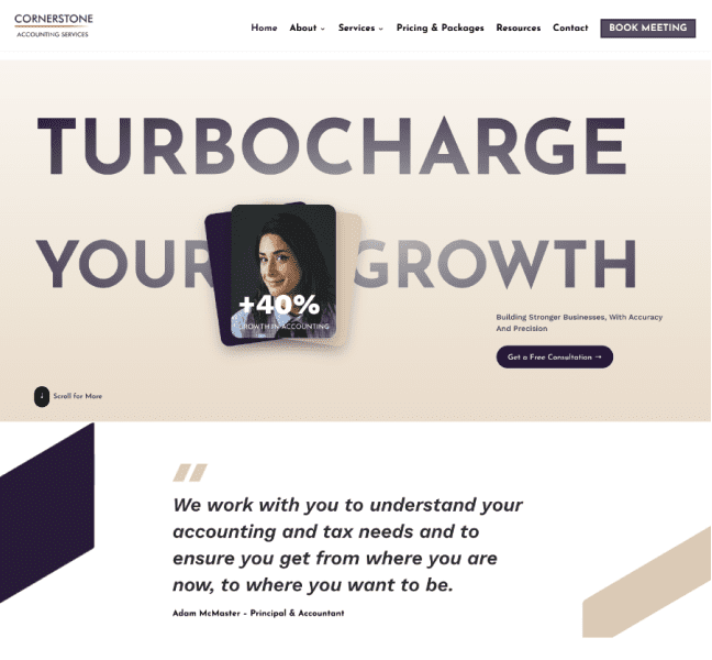 Comprehensive Digital Marketing & SEO Strategy for Cornerstone TAS