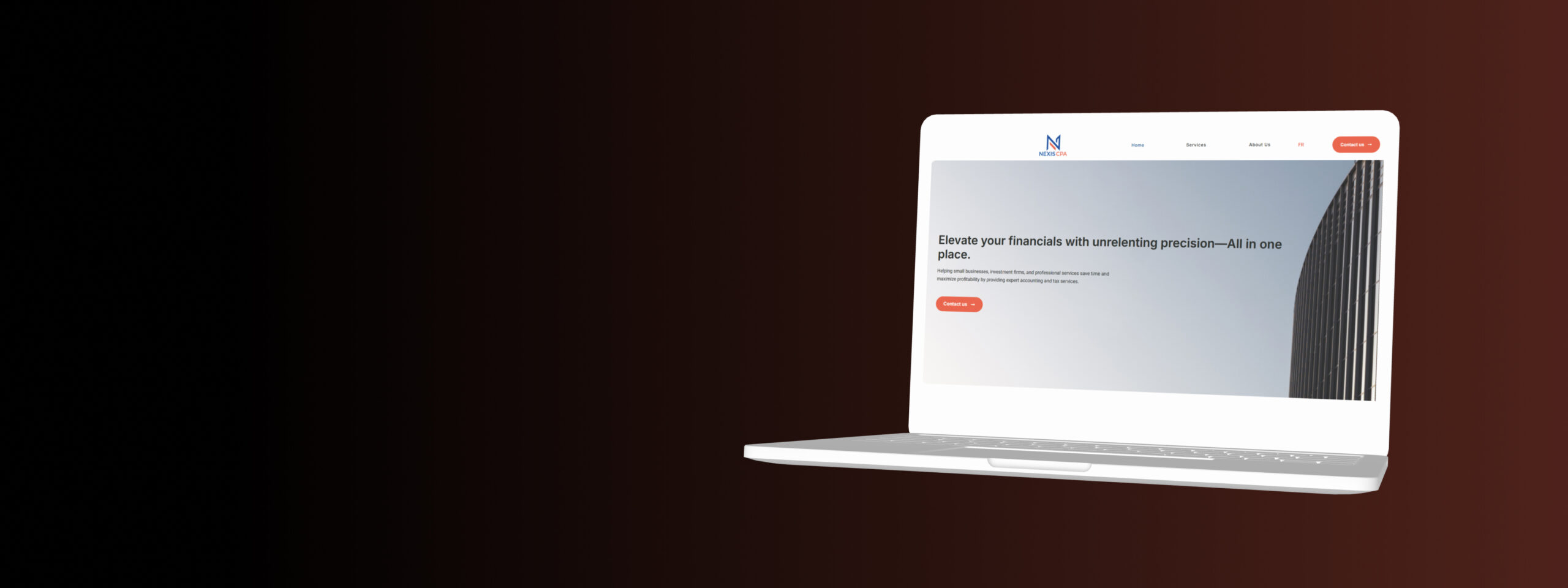 Nexis CPA - Professional CPA Firm Website Development - Fourfold Tech