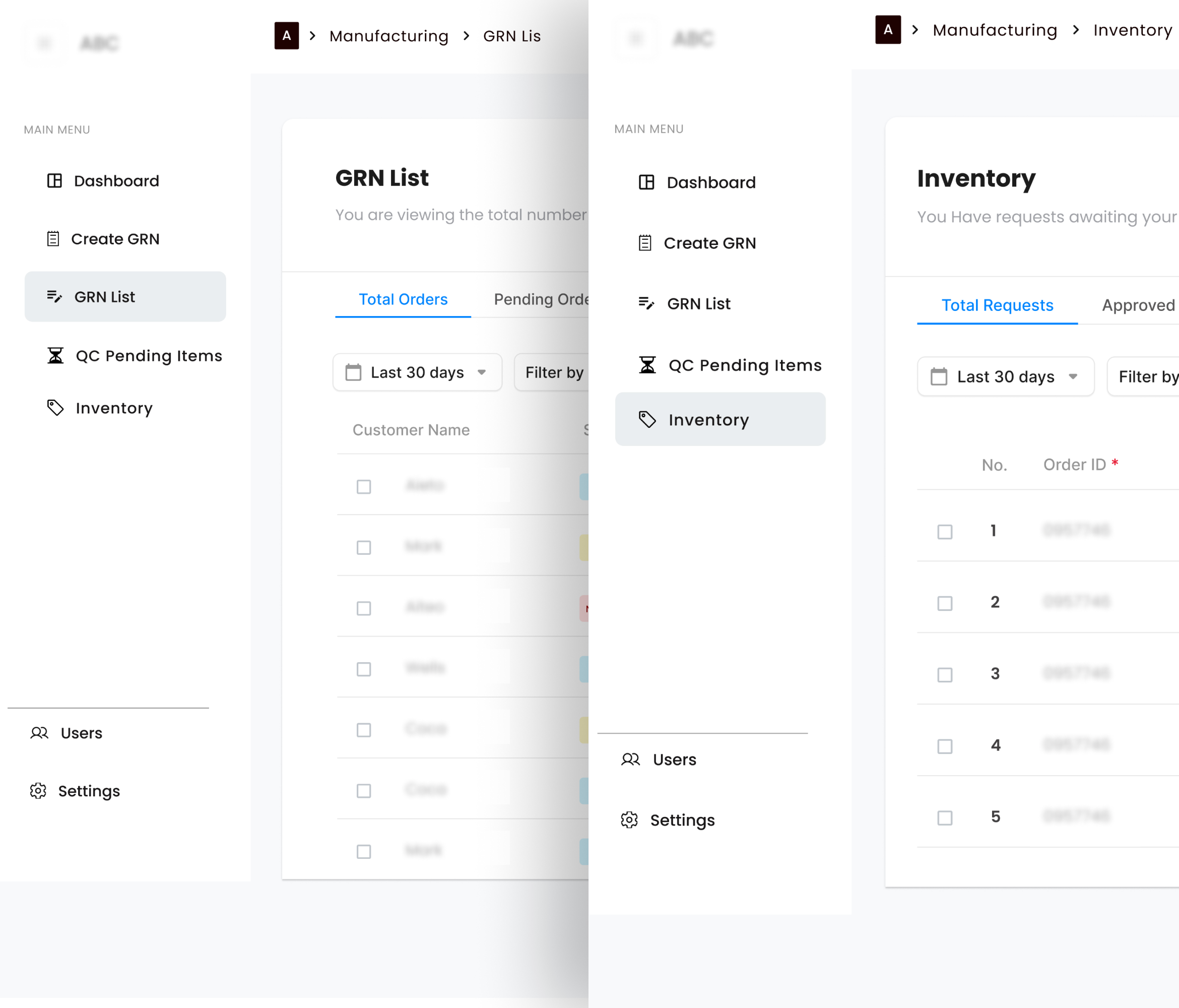 Factory Management System 