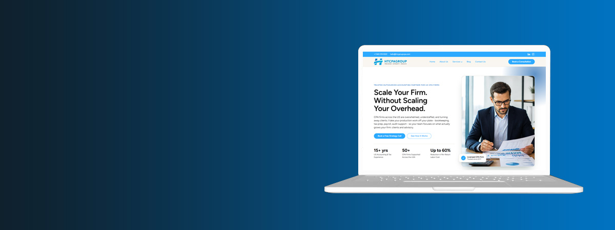 Transforming HT CPA Group’s Digital Presence Through Website Development & Digital Marketing